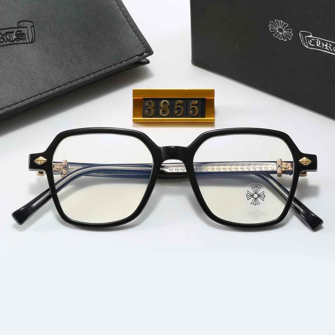 6-color fashionable CBR letter flat glasses