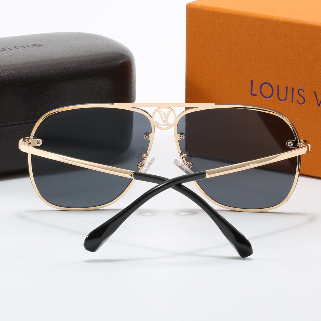 6-color fashionable four-leaf clover L letter sunglasses