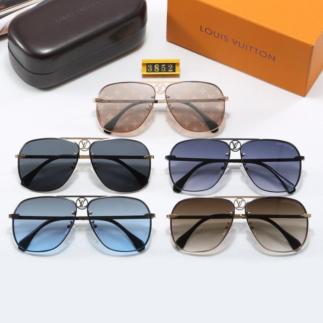 6-color fashionable four-leaf clover L letter sunglasses