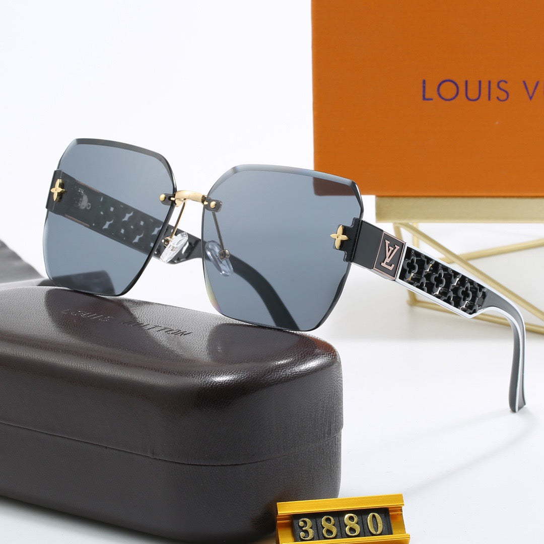 4-color fashionable LV letter sunglasses