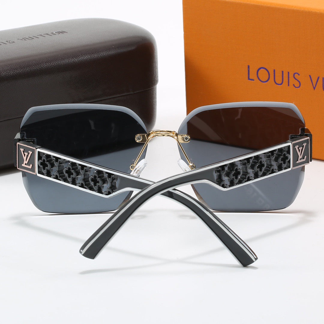 4-color fashionable LV letter sunglasses