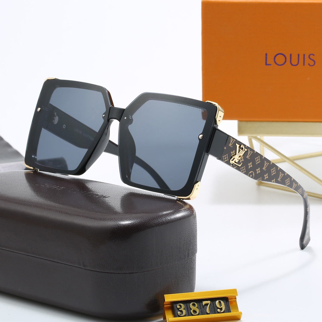 4-color fashionable LV letter sunglasses