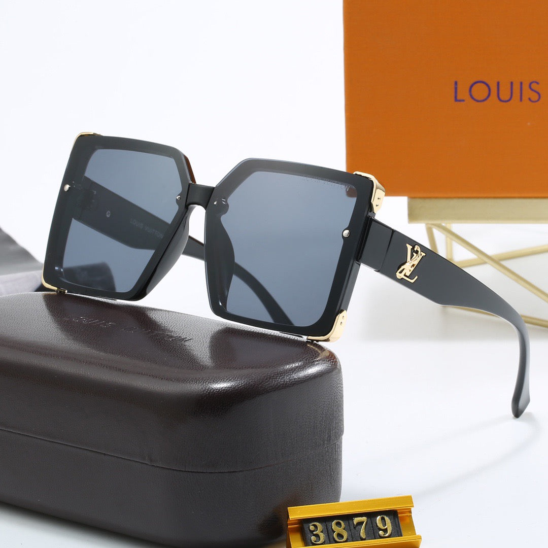 4-color fashionable LV letter sunglasses