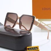 4-color fashionable LV letter sunglasses