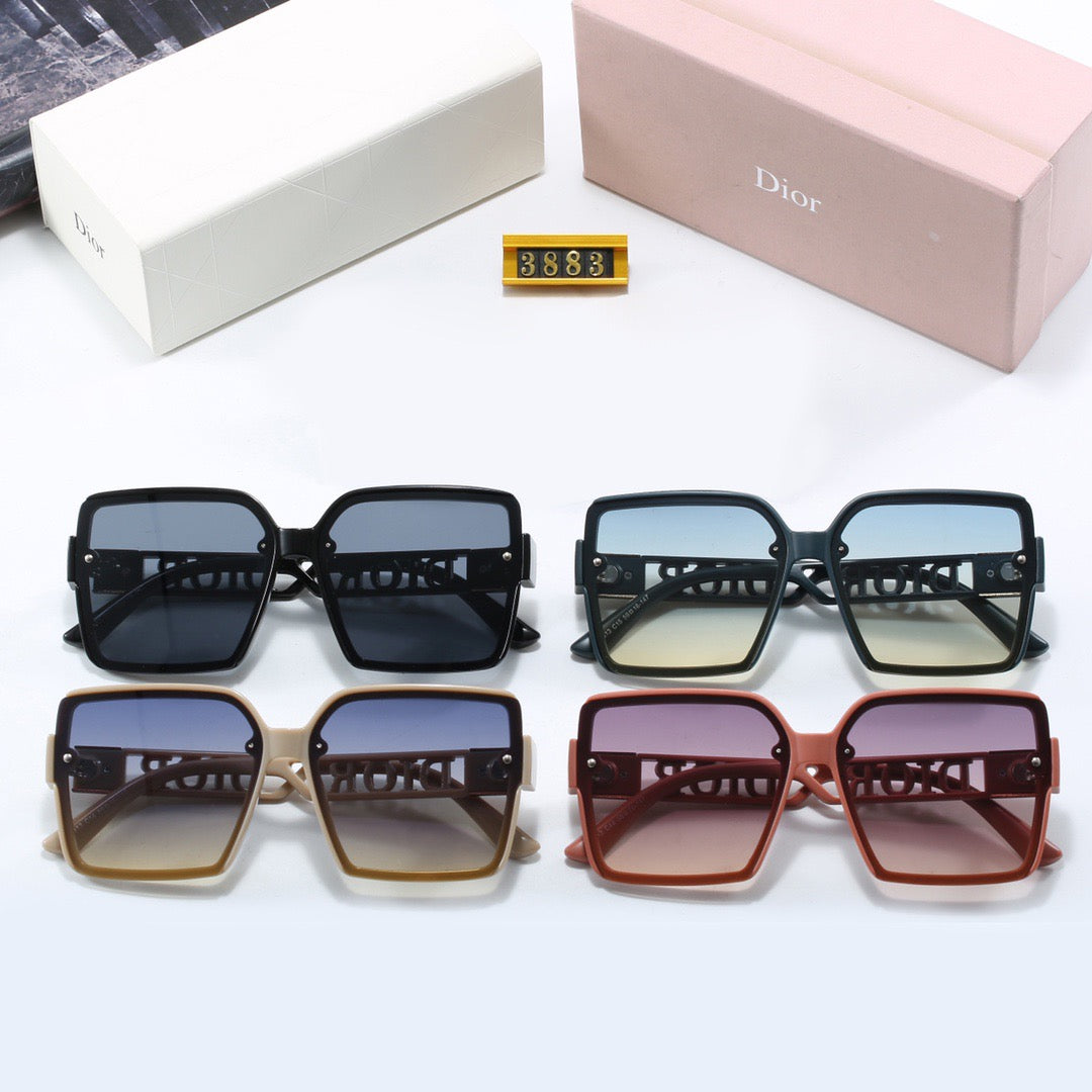 4-color fashionable CD letter sunglasses