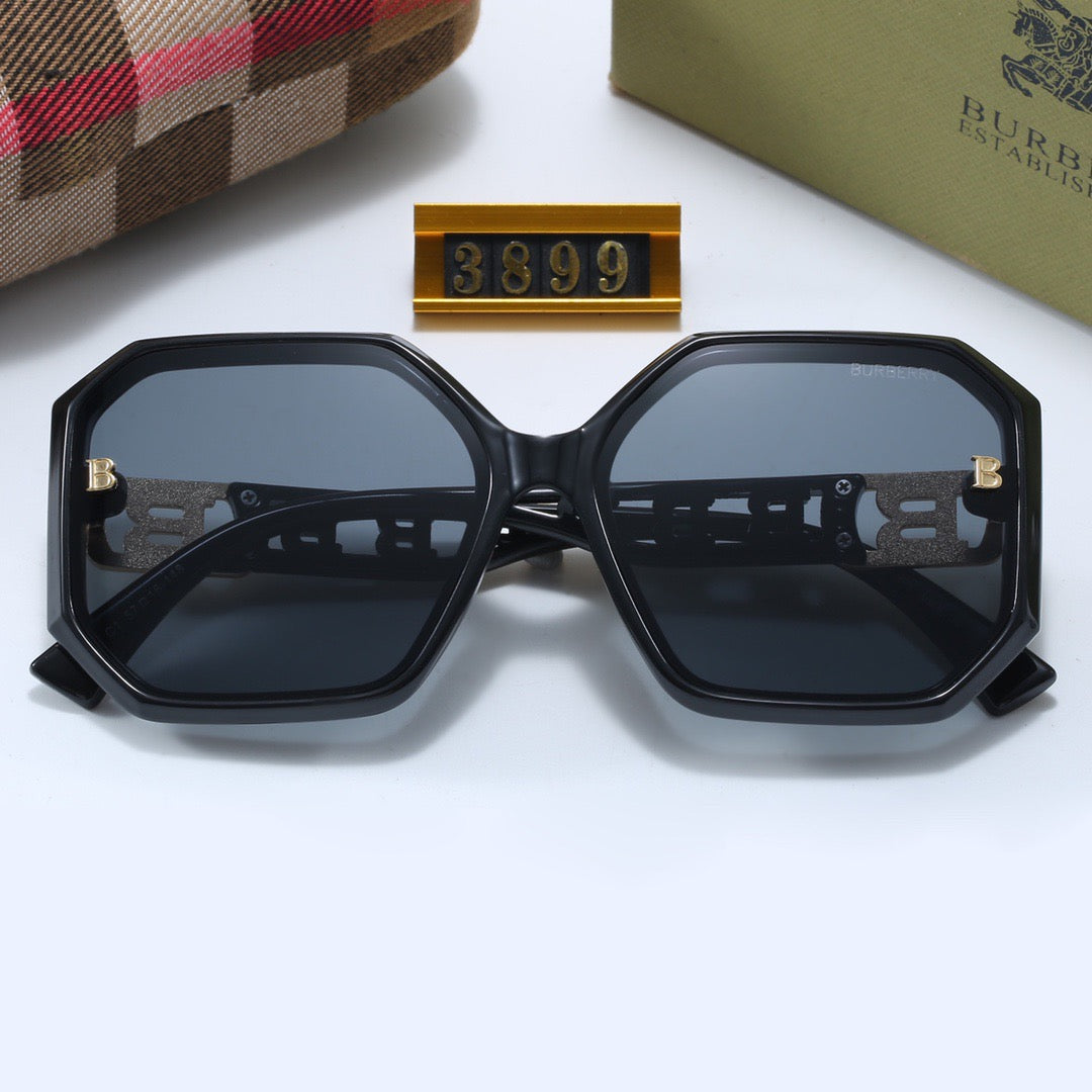 4-color stylish BUR letter sunglasses