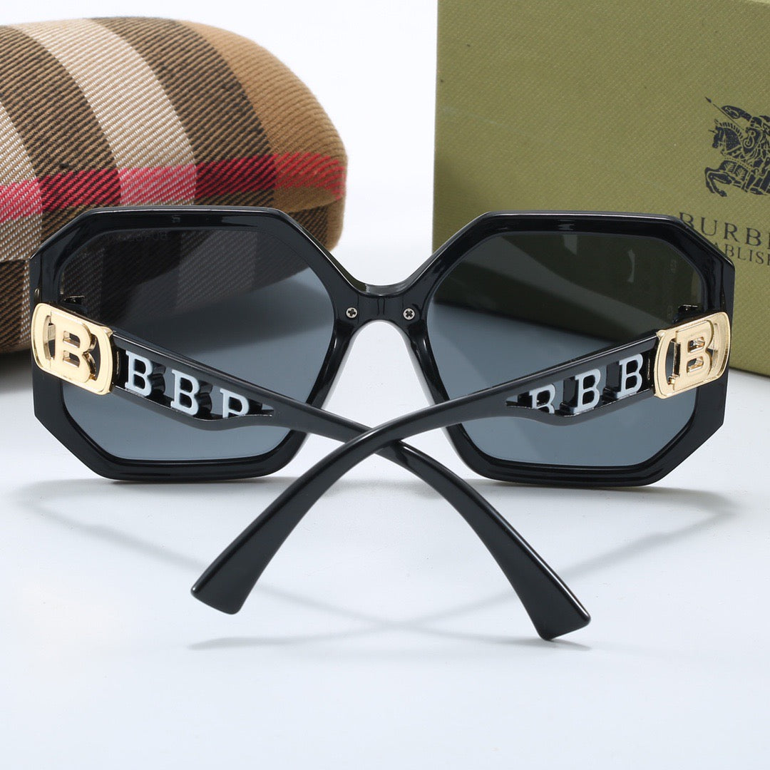 4-color stylish BUR letter sunglasses