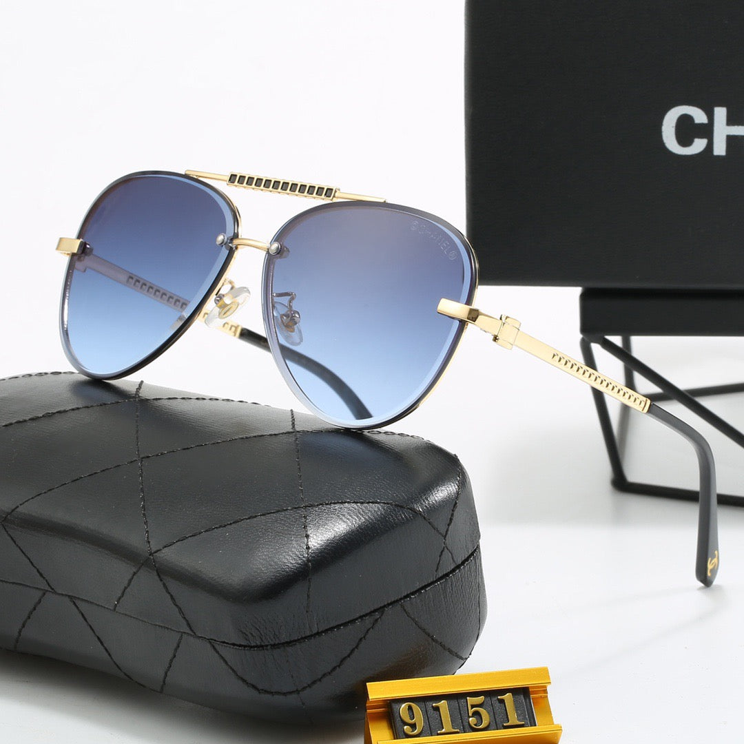 6-color fashionable CC letter sunglasses