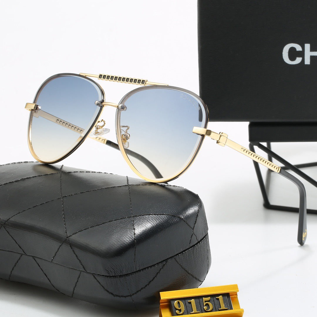 6-color fashionable CC letter sunglasses