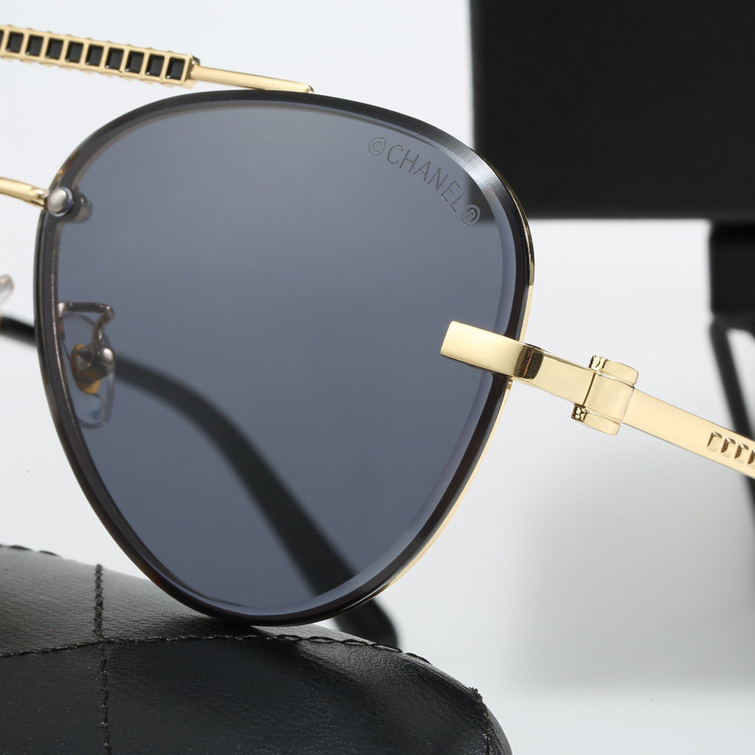 6-color fashionable CC letter sunglasses