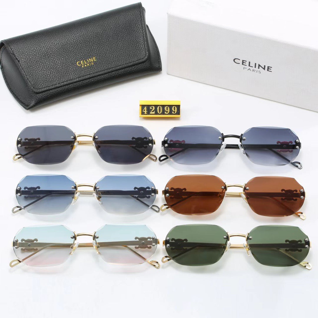 6 Color Women's Sunglasses—42099