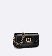 30 MONTAIGNE AVENUE BAG Black Box Calfskin