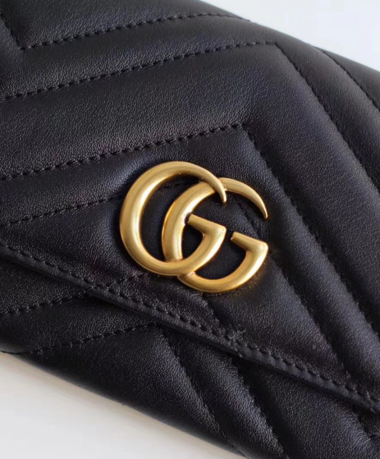 Gucci GG Marmont continental wallet 443436