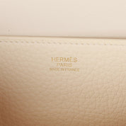 Hermès Halzan 25 Nata Clemence Gold Hardware