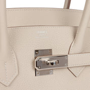 Hermès Birkin 35 Craie Togo Palladium Hardware