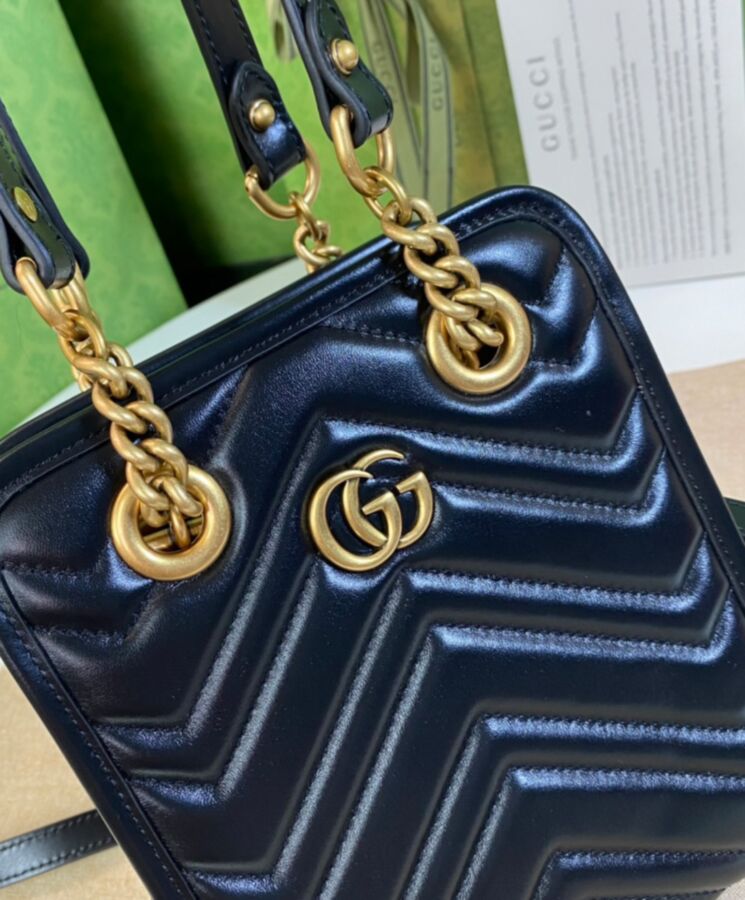 Gucci GG Marmont Matelasse Mini Bag Black