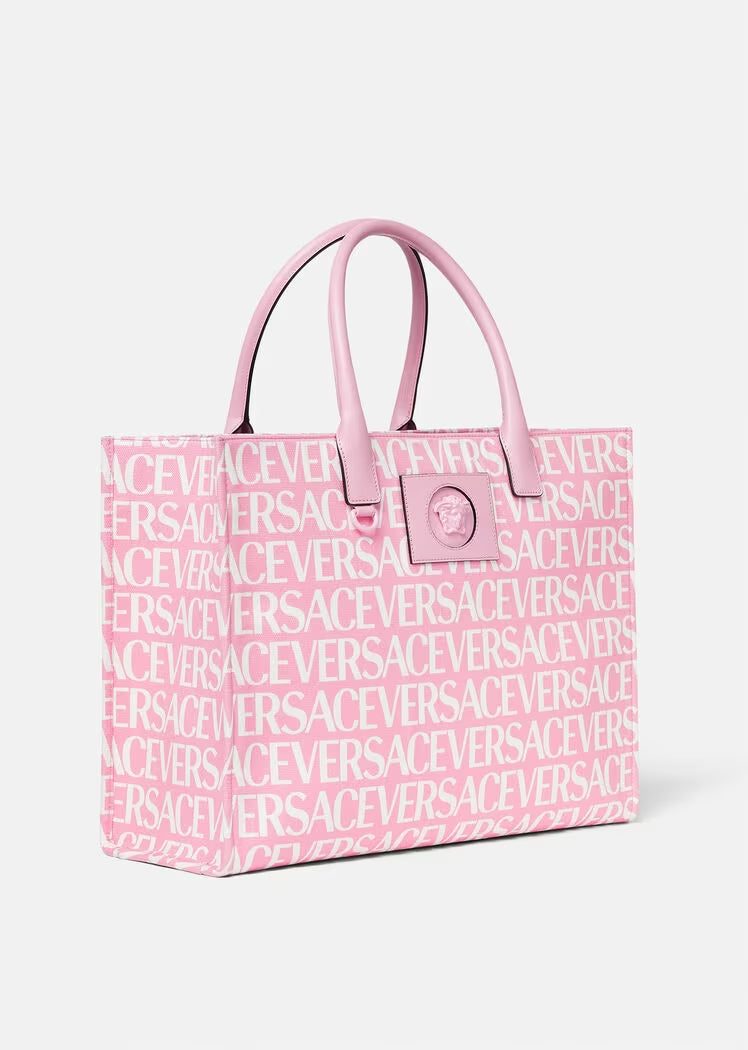 VERSACE ALLOVER LARGE TOTE BAG