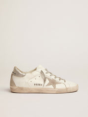 GG Super-Star sneakers with silver-coloured heel tab and metal stud lettering