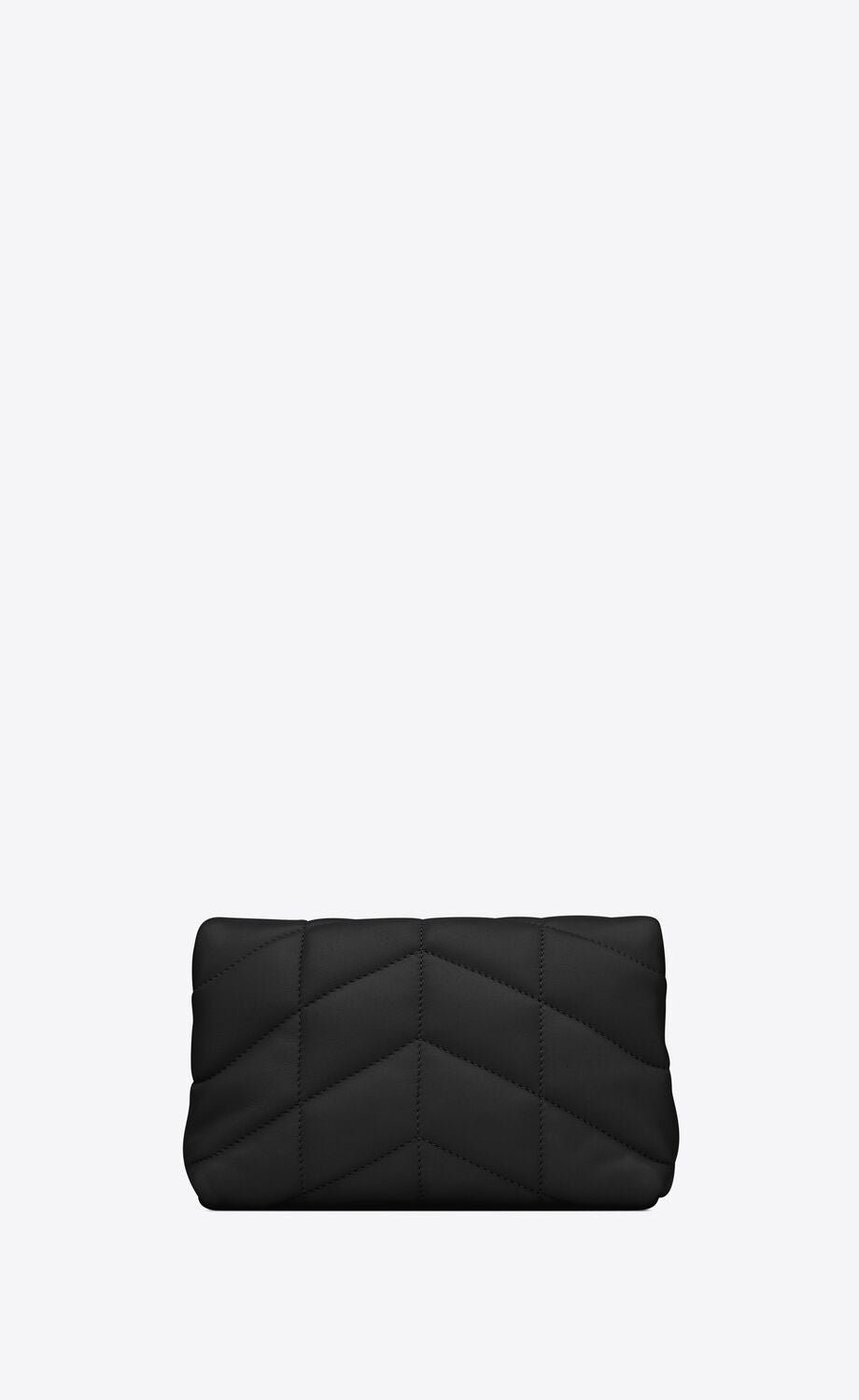 YSL Puffer Small Pouch in Quilted Lambskin