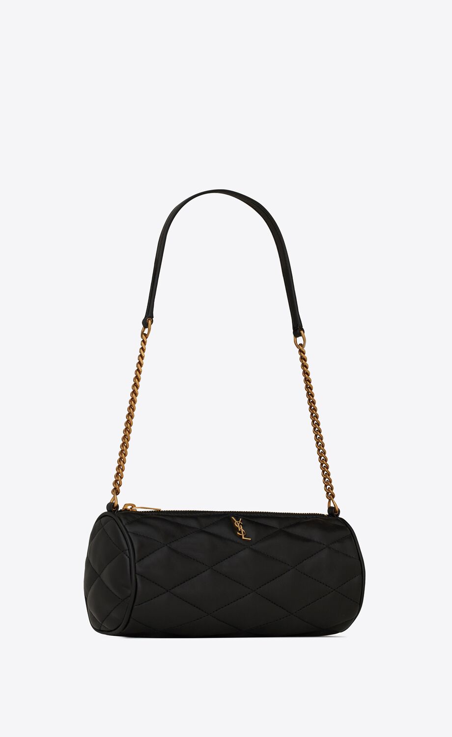 YSL Sade Small Tube Bag In Quilted Lambskin