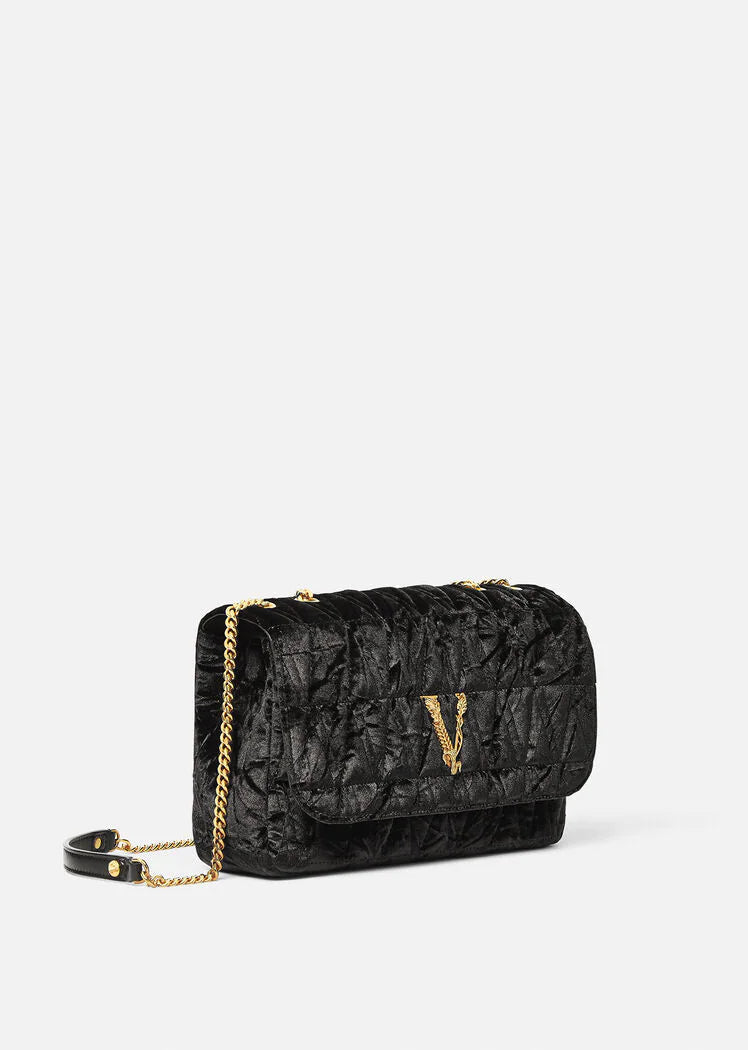 Virtus Velvet Shoulder Bag