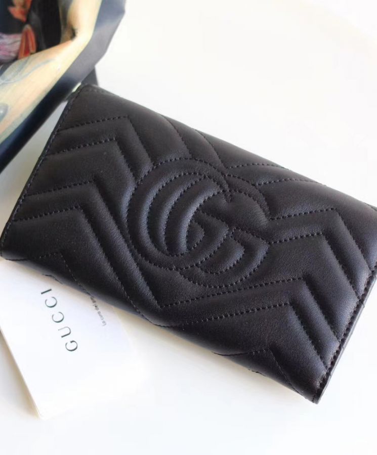 Gucci GG Marmont continental wallet 443436