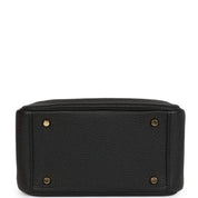 Hermès Mini Lindy Black Clemence Gold Hardware