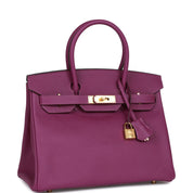 Hermès Birkin 30 Anemone Epsom Gold Hardware