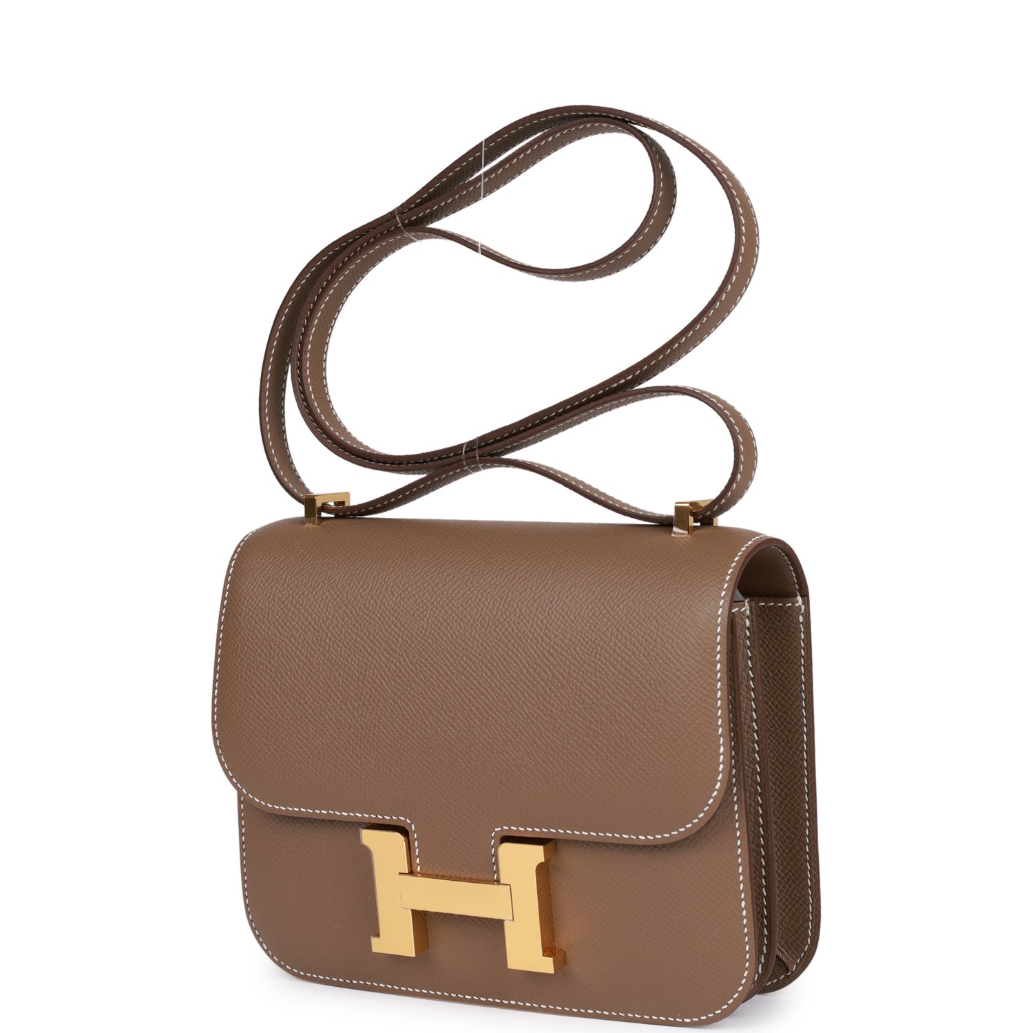 Hermès Constance 18 Etoupe Epsom Gold Hardware