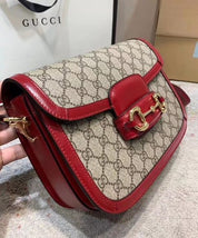 1955 Horsebit Bag 602204 Red