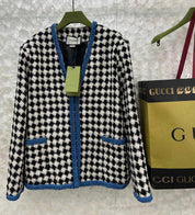 Woman Checkered long sleeved jacket