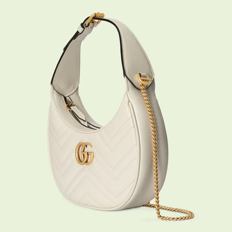 GG Marmont half-moon-shaped mini bag