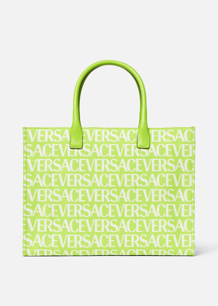 VERSACE ALLOVER LARGE TOTE BAG