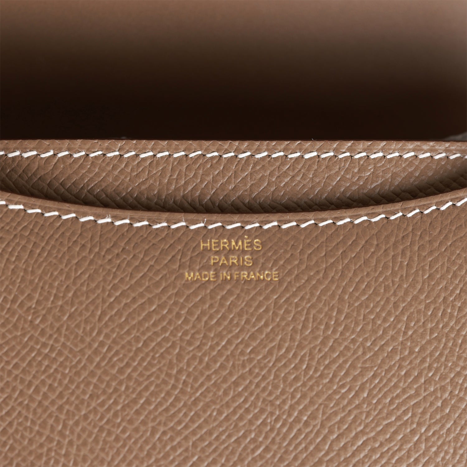 Hermès Constance 18 Etoupe Epsom Gold Hardware