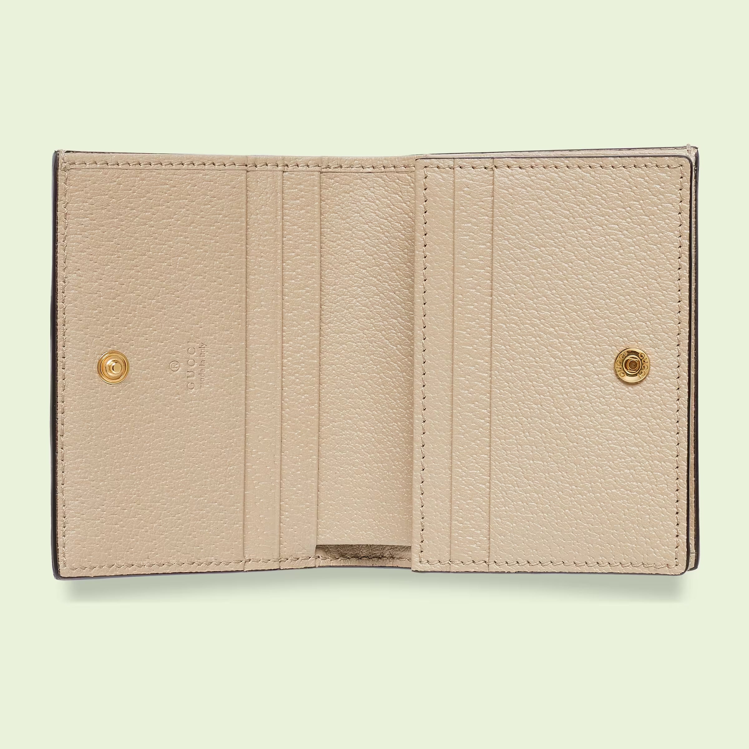 Ophidia GG card case wallet