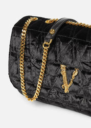 Virtus Velvet Shoulder Bag