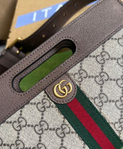 Gucci Ophidia Belt Bag 704196 Dark Coffee