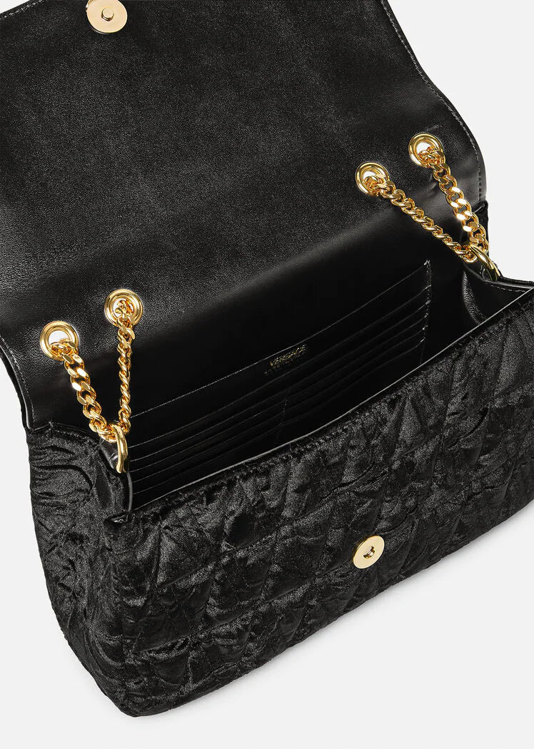 Virtus Velvet Shoulder Bag