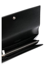 YSL Kate Monogram Studded Clutch in Black