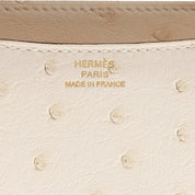 Hermès Constance 18 Nata Ostrich Gold Hardware