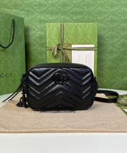 Gucci GG Marmont Mini Shoulder Bag Black