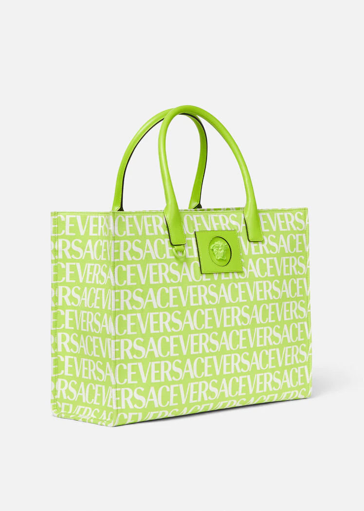 VERSACE ALLOVER LARGE TOTE BAG