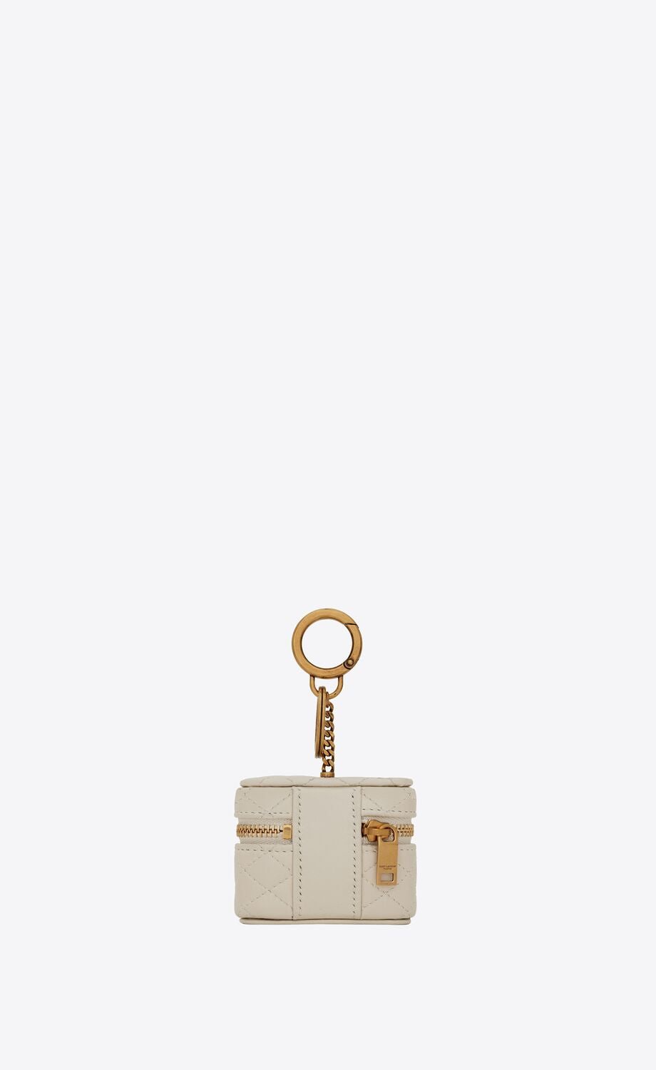 YSL Gaby Airpods Holder In Quilted Lambskin