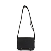 Hermès Geta Black Chevre Palladium Hardware