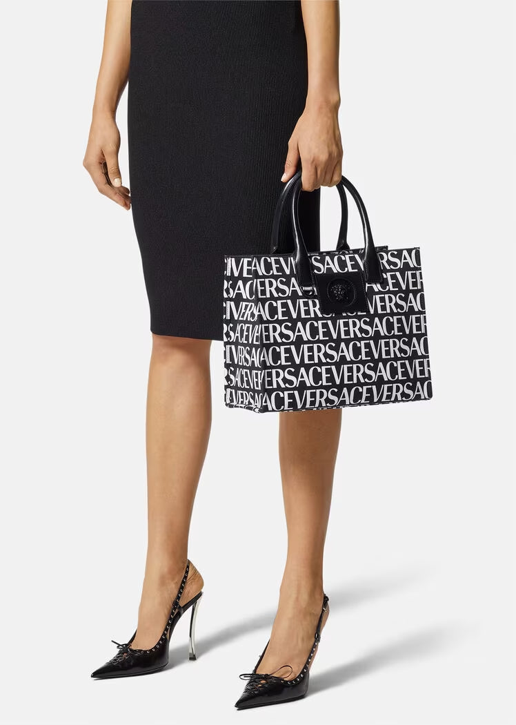 VERSACE ALLOVER TOTE BAG