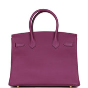 Hermès Birkin 30 Anemone Epsom Gold Hardware