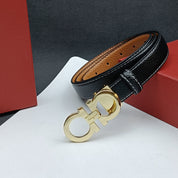 8-color luxury CD multi-color pebbled pattern belt