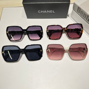 4-color fashionable double-C diamond-shaped temple polarized sunglasses