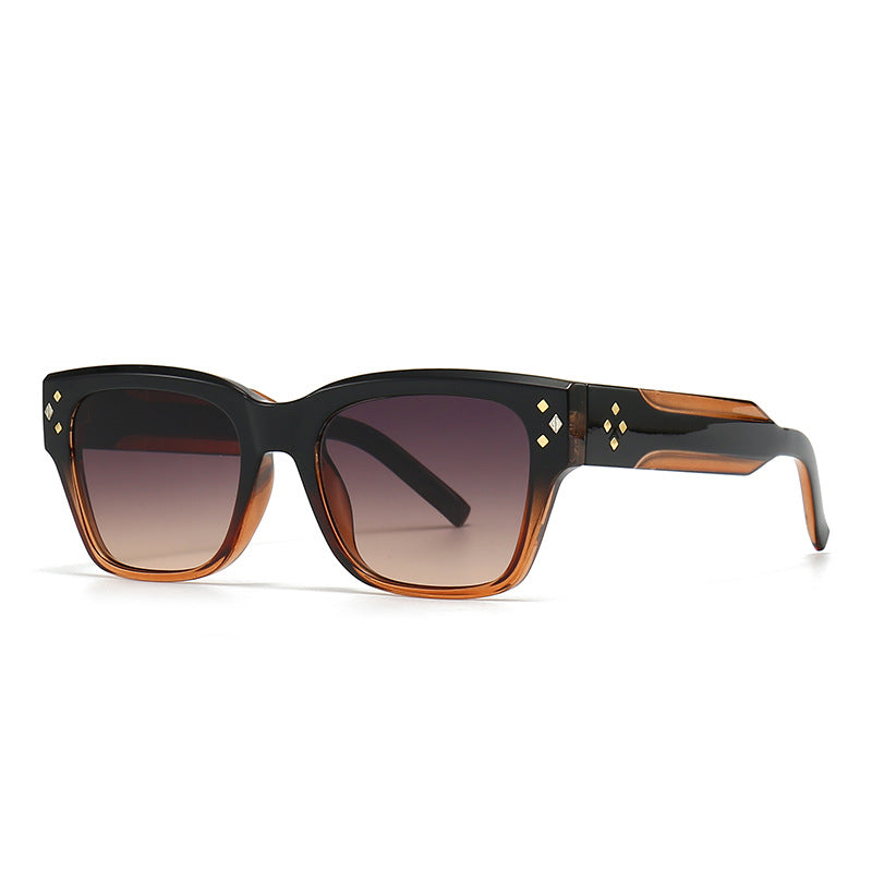 Vintage Square Artsy Sunglasses