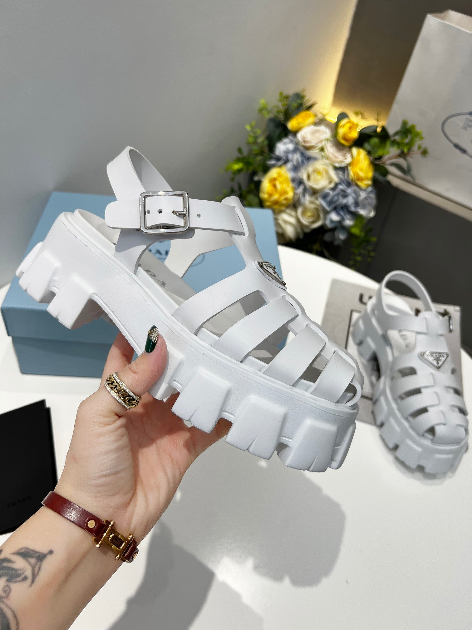 Pra new arrival women shoes heels 5.5 cm